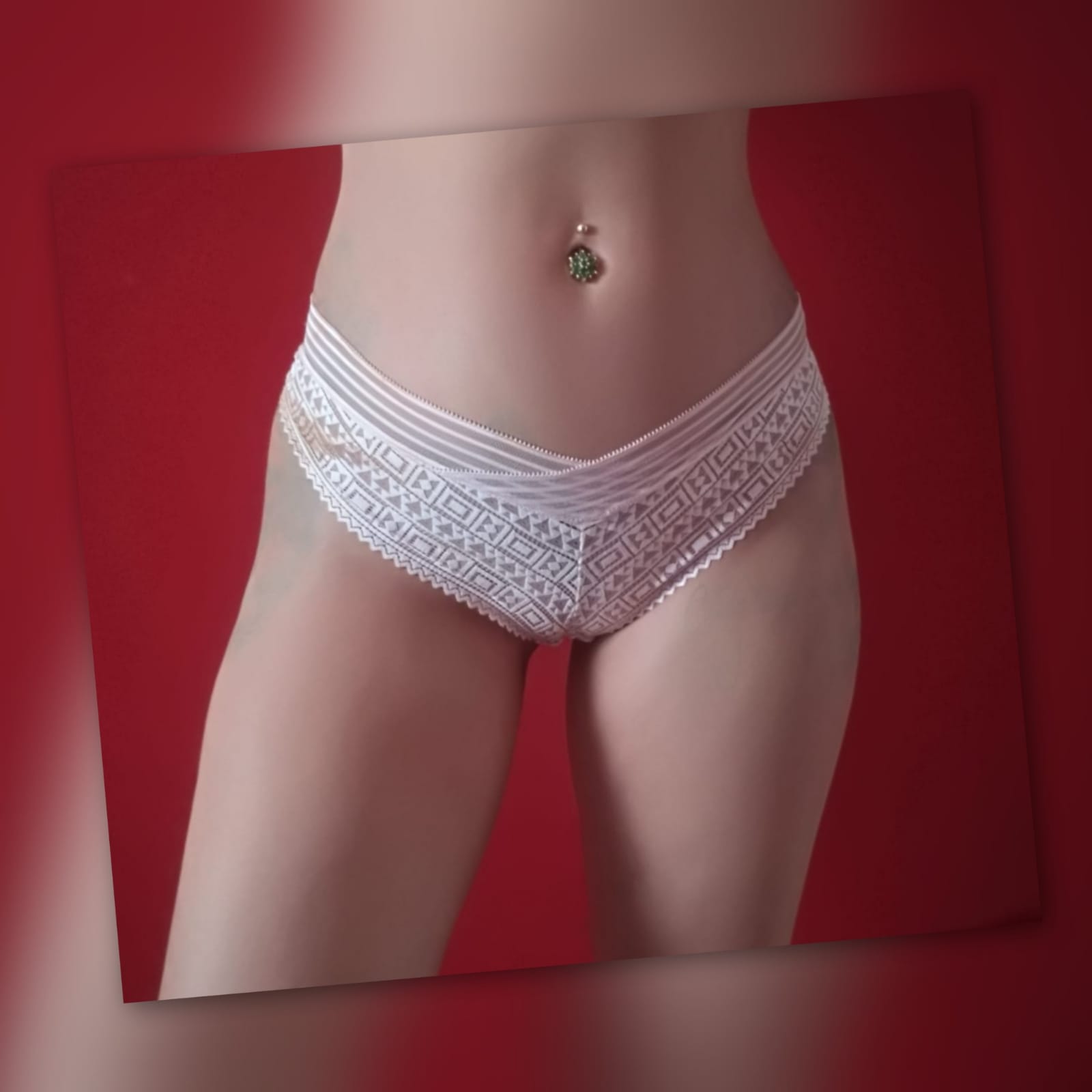 Culotte blanco de encaje